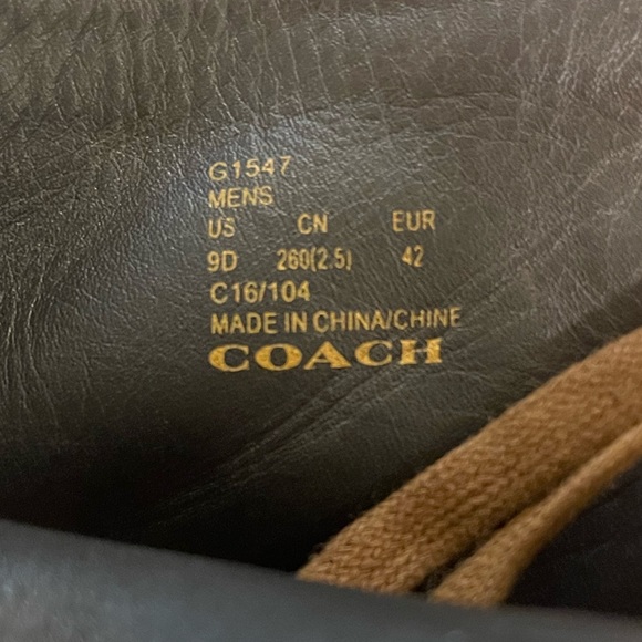 Coach Bleecker Cap Toe Boot Toffee - Picture 4 of 7